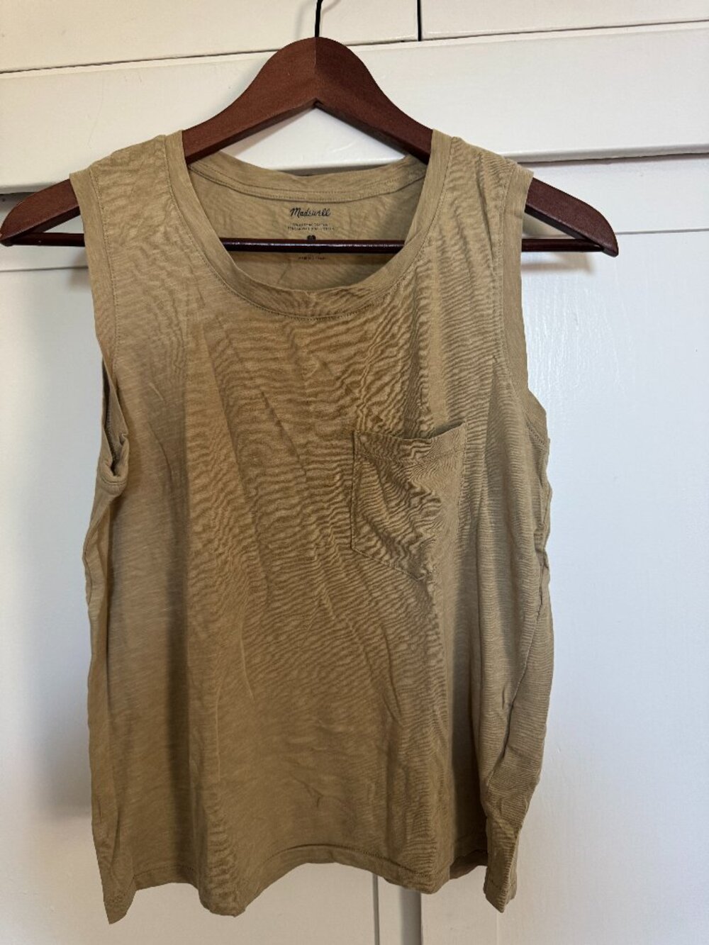 Madewell Pocket Sleeveless Top | XS